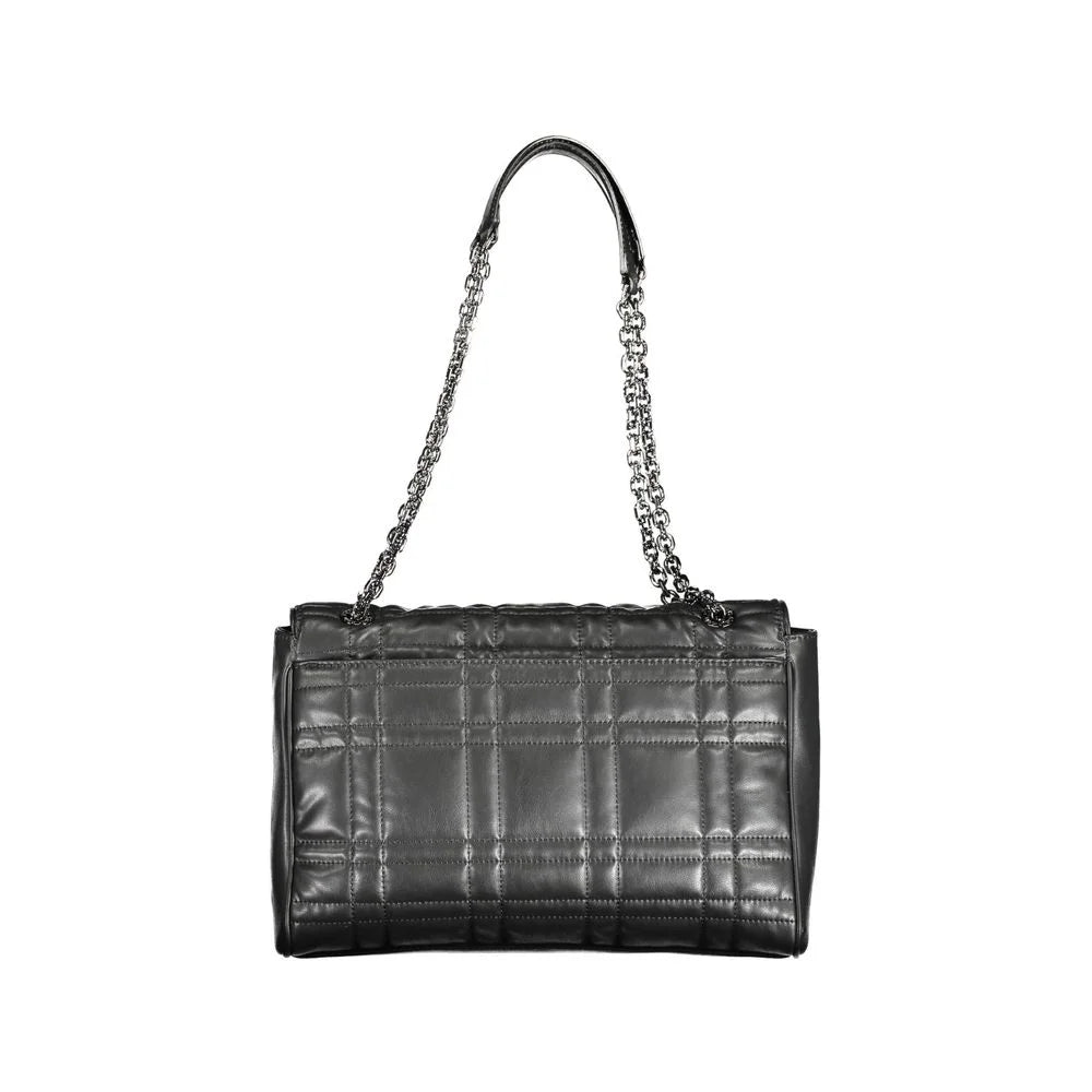 Calvin Klein Black Polyester Women Handbag - Shoulder Bags