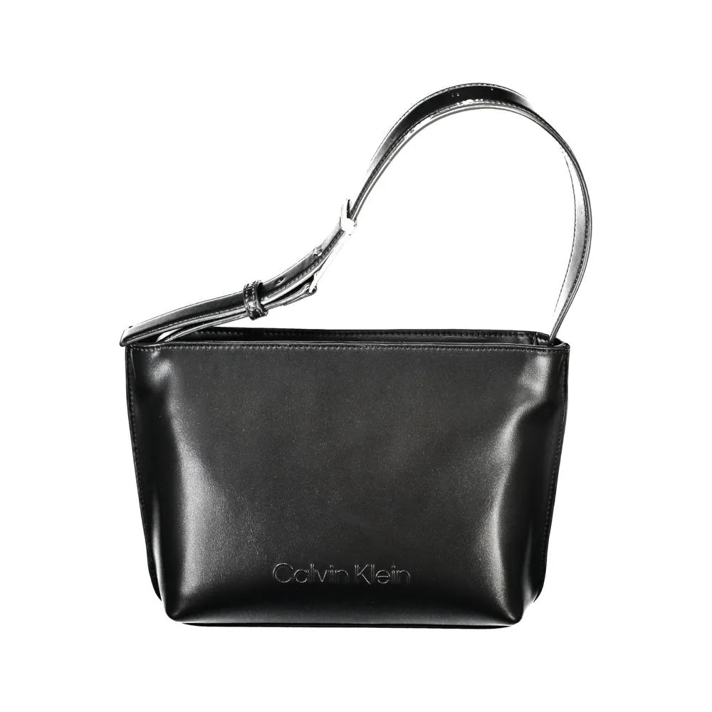 Calvin Klein Black Polyester Women Handbag - Shoulder Bags