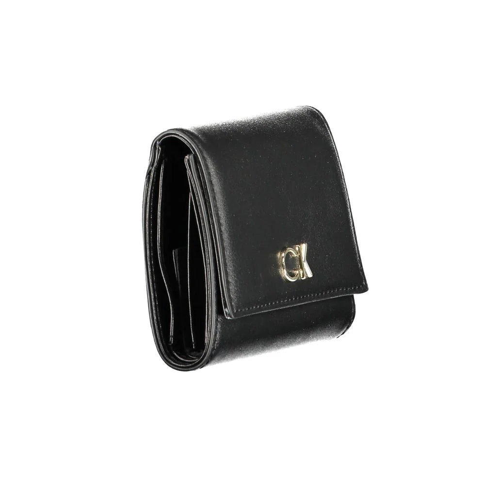 Calvin Klein Black Polyester Women Wallet - Wallets