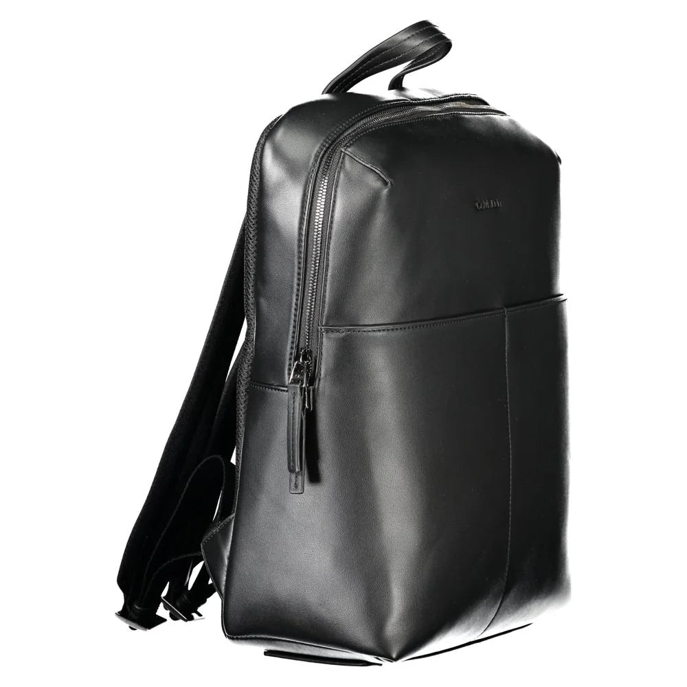 Calvin Klein Black Polyethylene Backpack - Backpacks