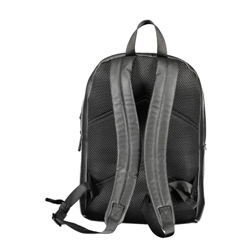 Calvin Klein Black Polyethylene Men Backpack - Laptop Backpacks