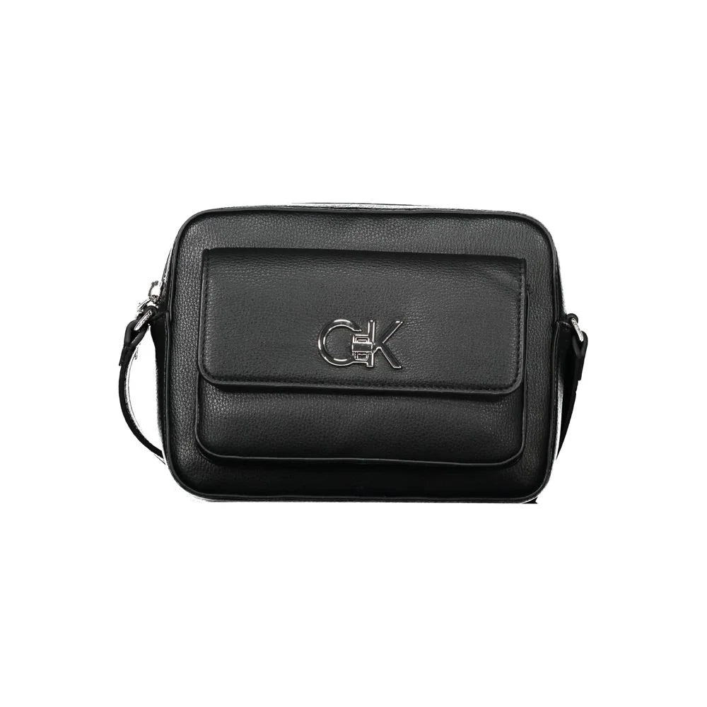 Calvin Klein Black Polyethylene Women Handbag - Cross Body Bags