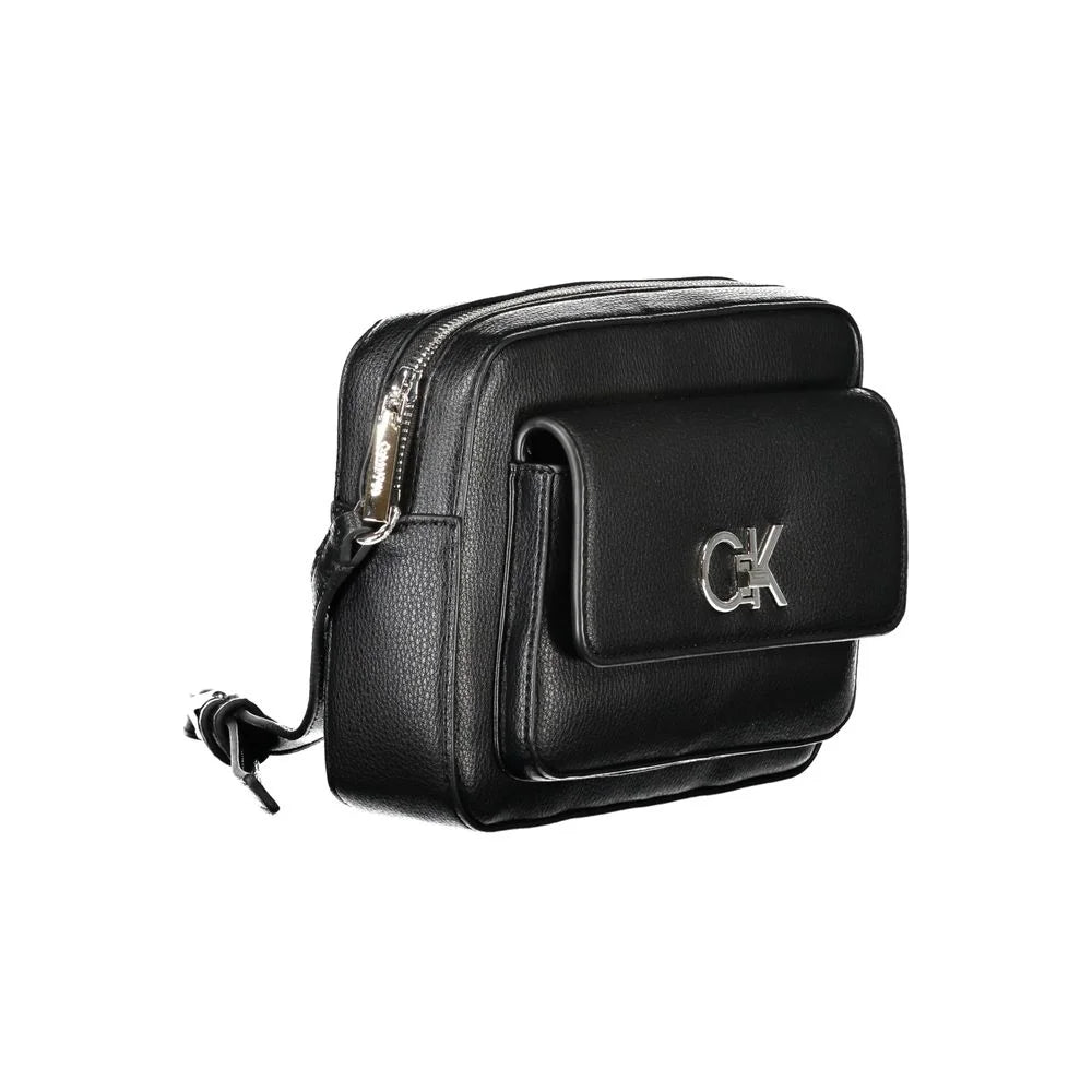 Calvin Klein Black Polyethylene Women Handbag - Cross Body Bags