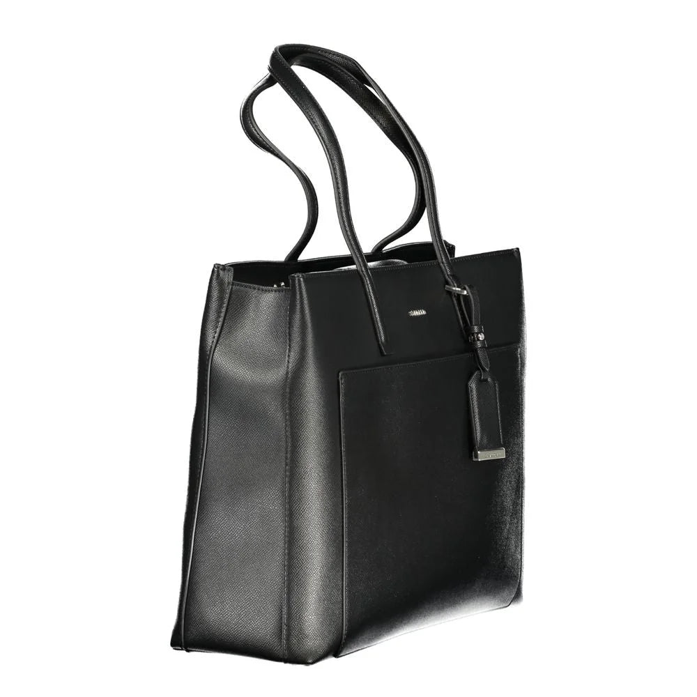 Calvin Klein Black Polyethylene Women Handbag - Shopper Bags