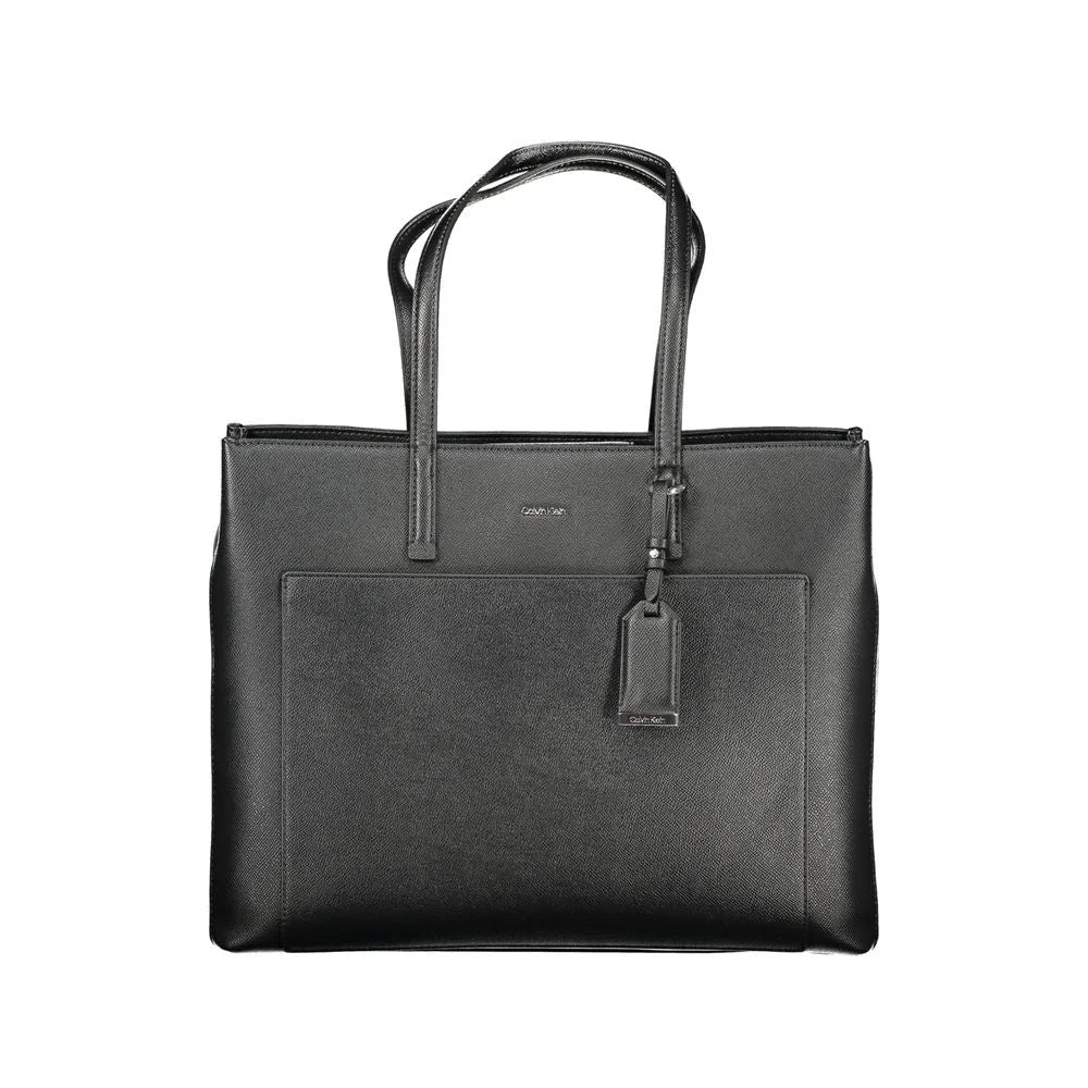 Calvin Klein Black Polyethylene Women Handbag - Shopper Bags