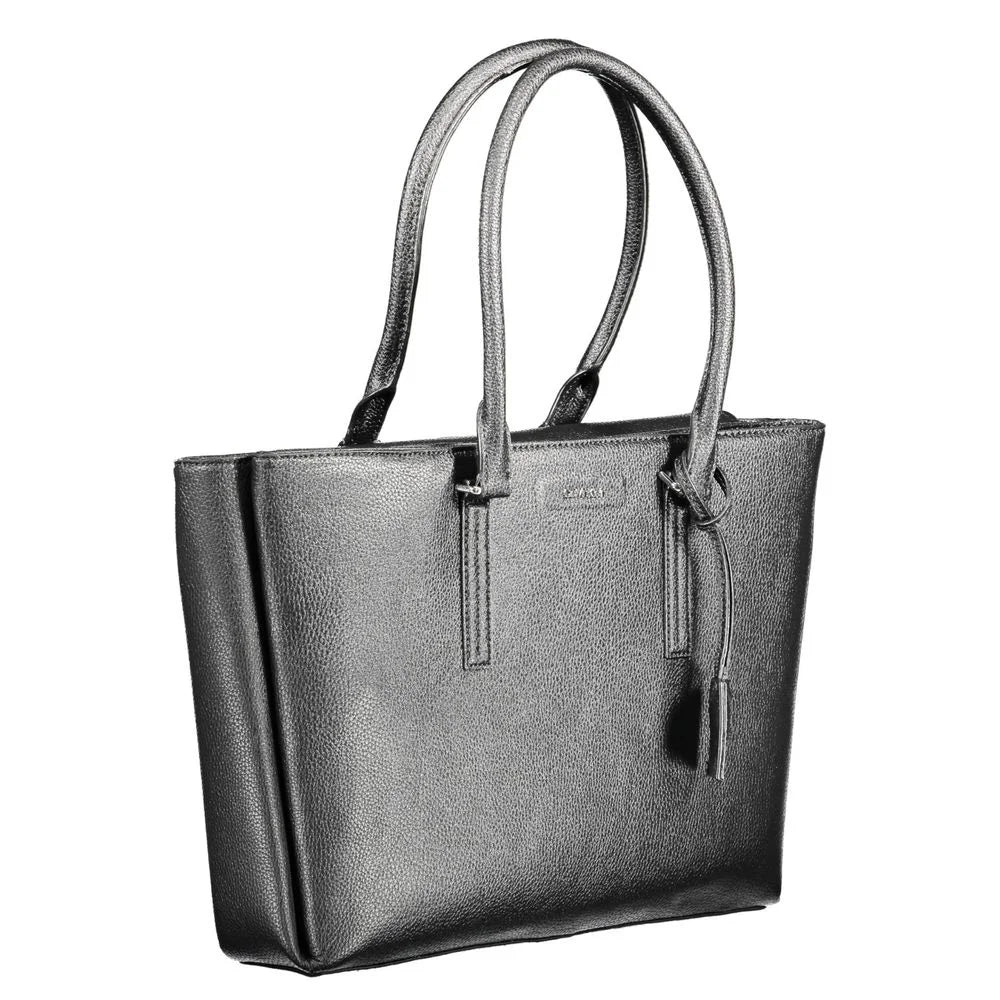 Calvin Klein Black Polyethylene Women Handbag - Shopper Bags