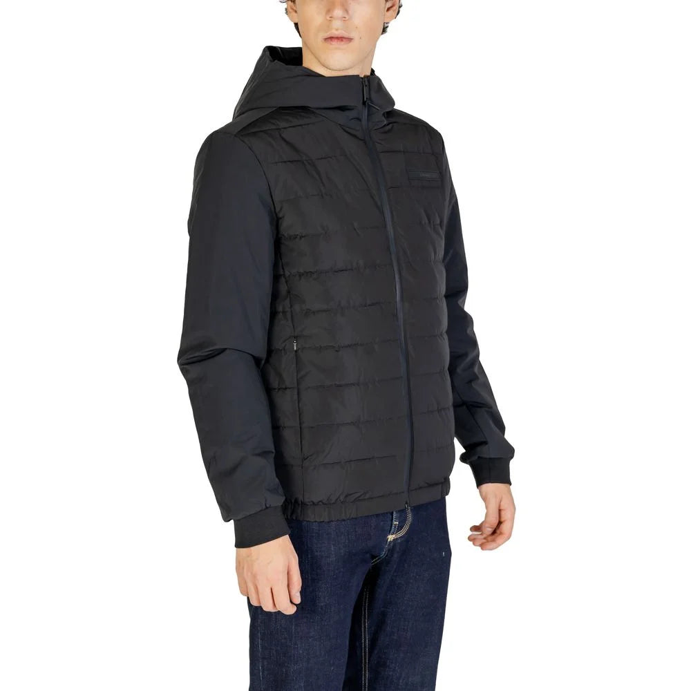 Calvin Klein Black Recycled Polyester Jackets & Coat