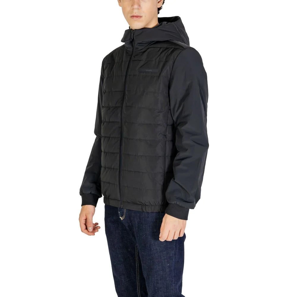 Calvin Klein Black Recycled Polyester Jackets & Coat