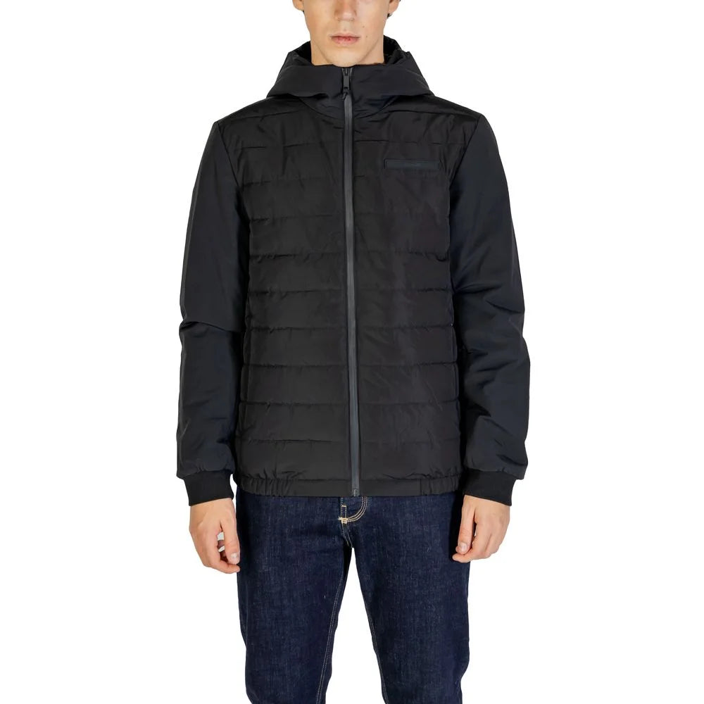 Calvin Klein Black Recycled Polyester Jackets & Coat