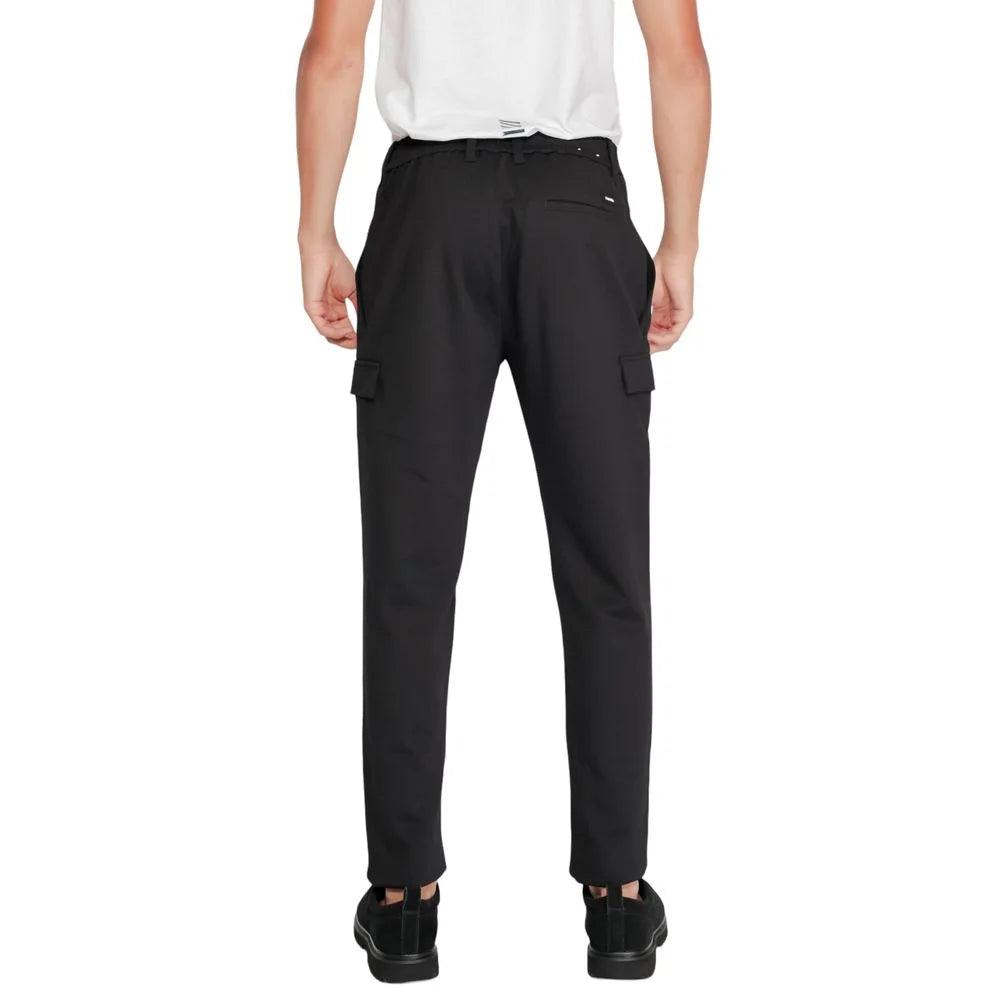 Calvin Klein Black Recycled Polyester Joggers Workout Pant