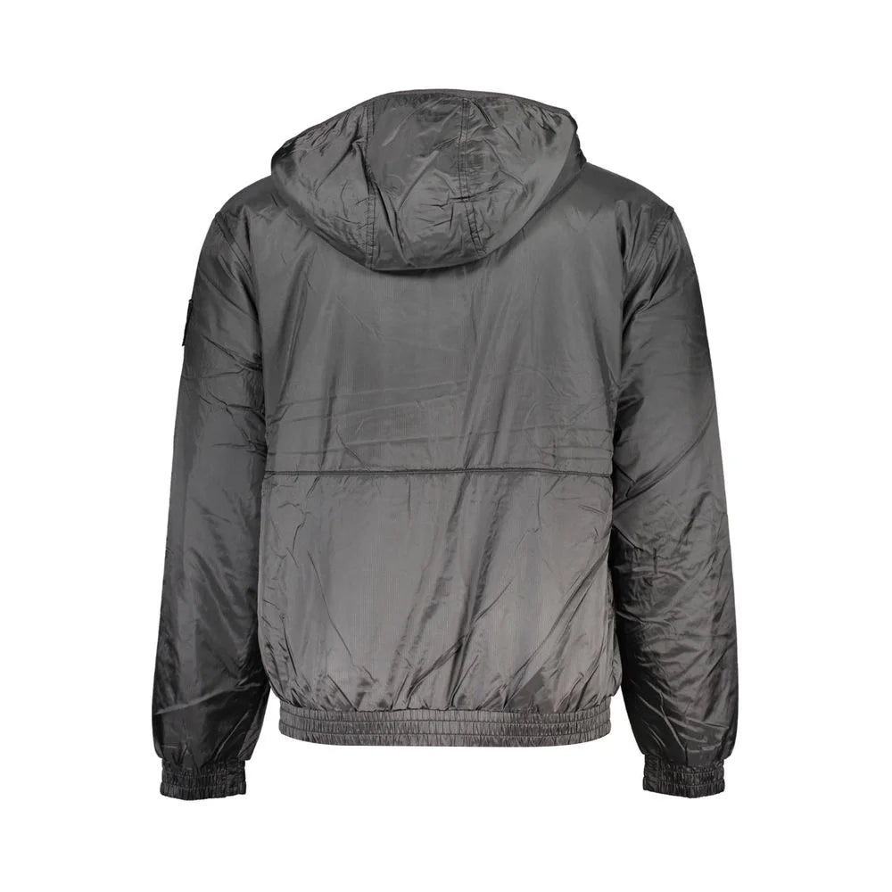 Calvin Klein Black Recycled Polyester Men Jacket - Windbreakers