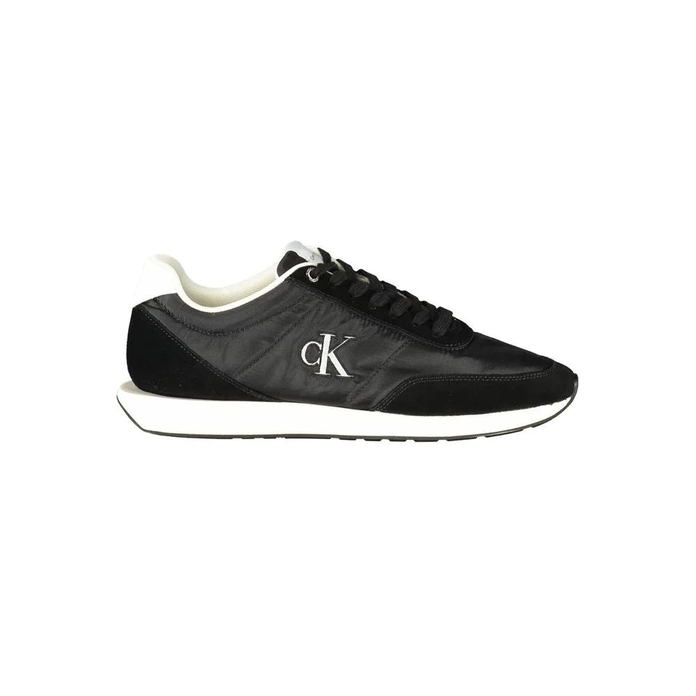 Calvin Klein Black Recycled Polyester Men Sneaker - Sneakers