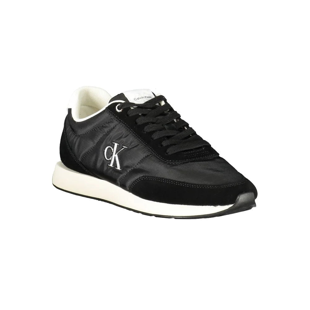 Calvin Klein Black Recycled Polyester Men Sneaker - Sneakers