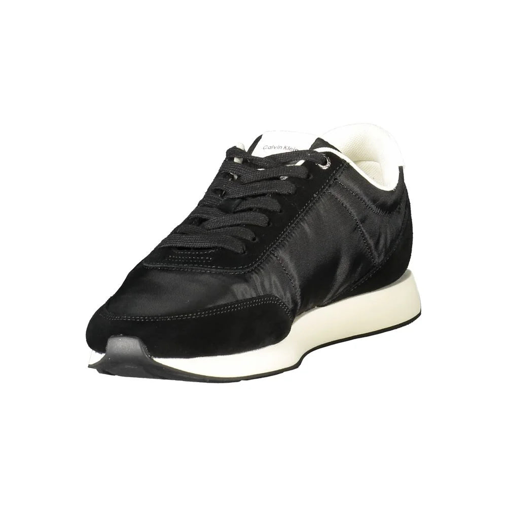 Calvin Klein Black Recycled Polyester Men Sneaker - Sneakers