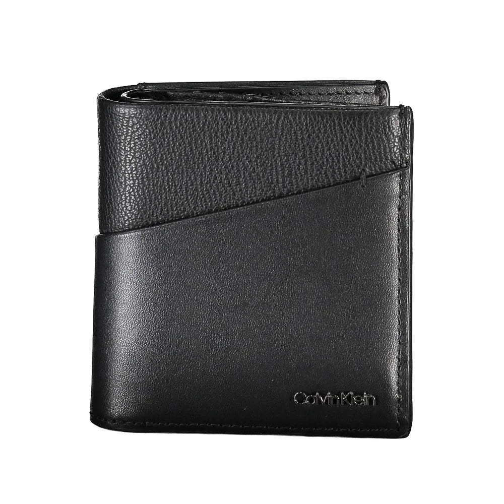 Calvin Klein Black Recycled Polyester Men Wallet - Wallets