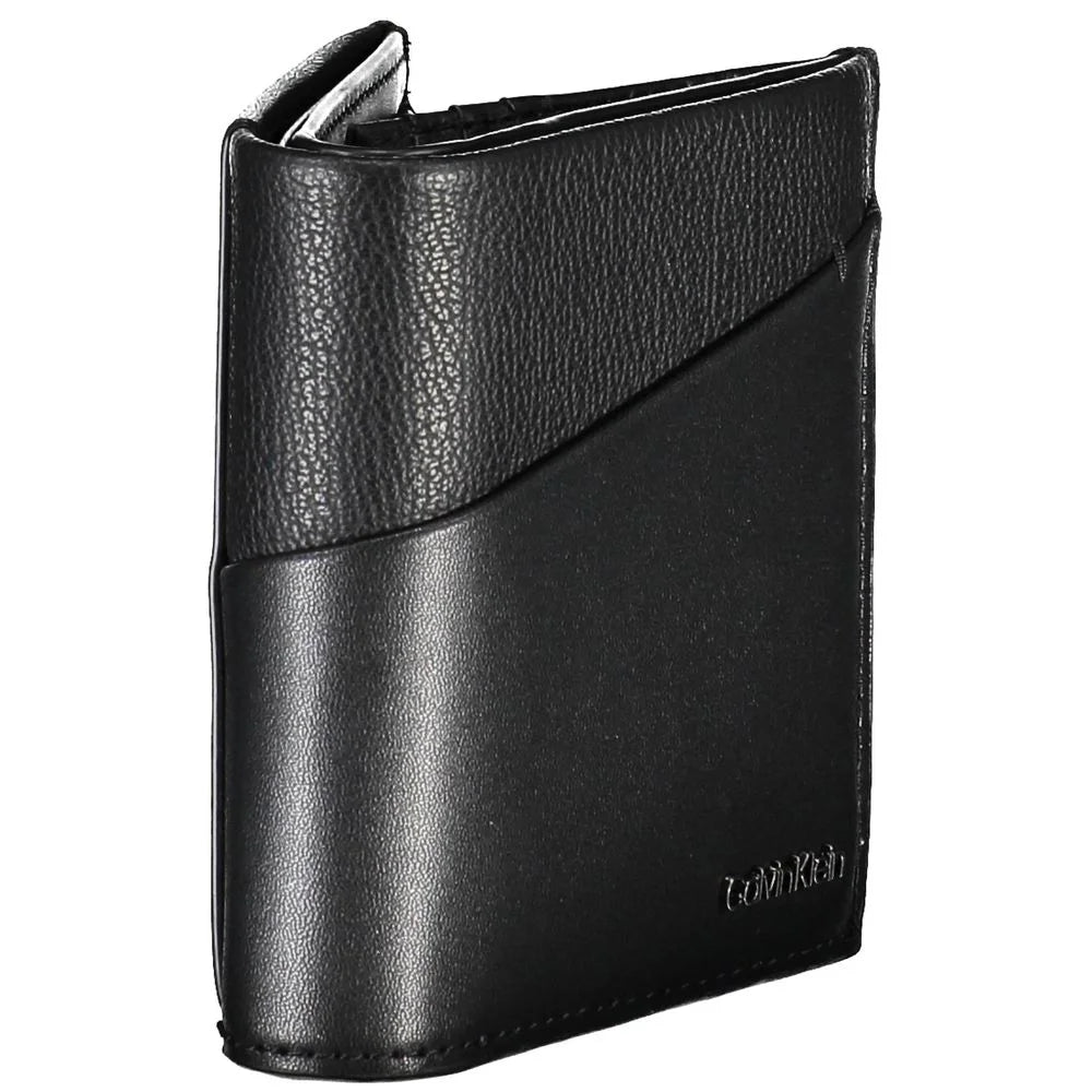 Calvin Klein Black Recycled Polyester Men Wallet - Wallets