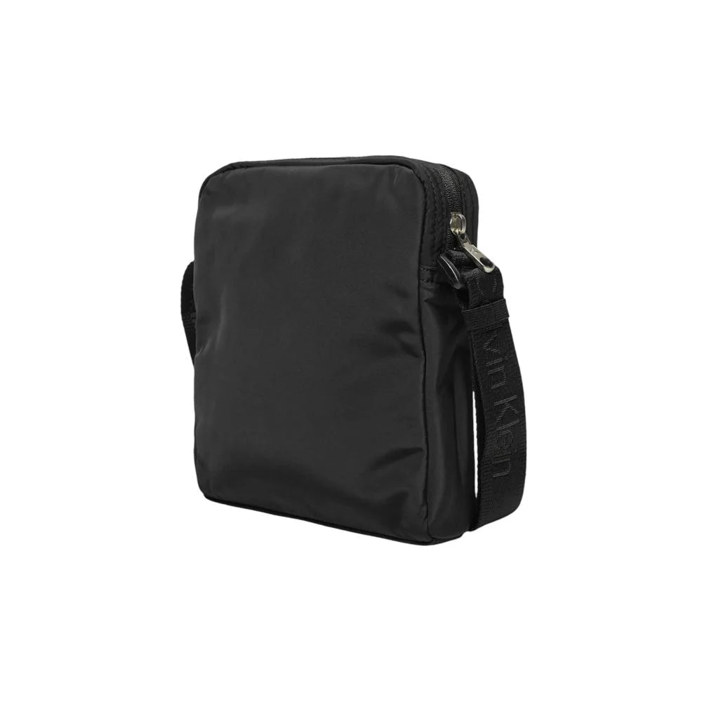 Calvin Klein Black Recycled Polyester Messenger Bag - Messenger Bags