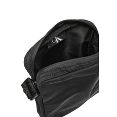Calvin Klein Black Recycled Polyester Messenger Bag - Messenger Bags