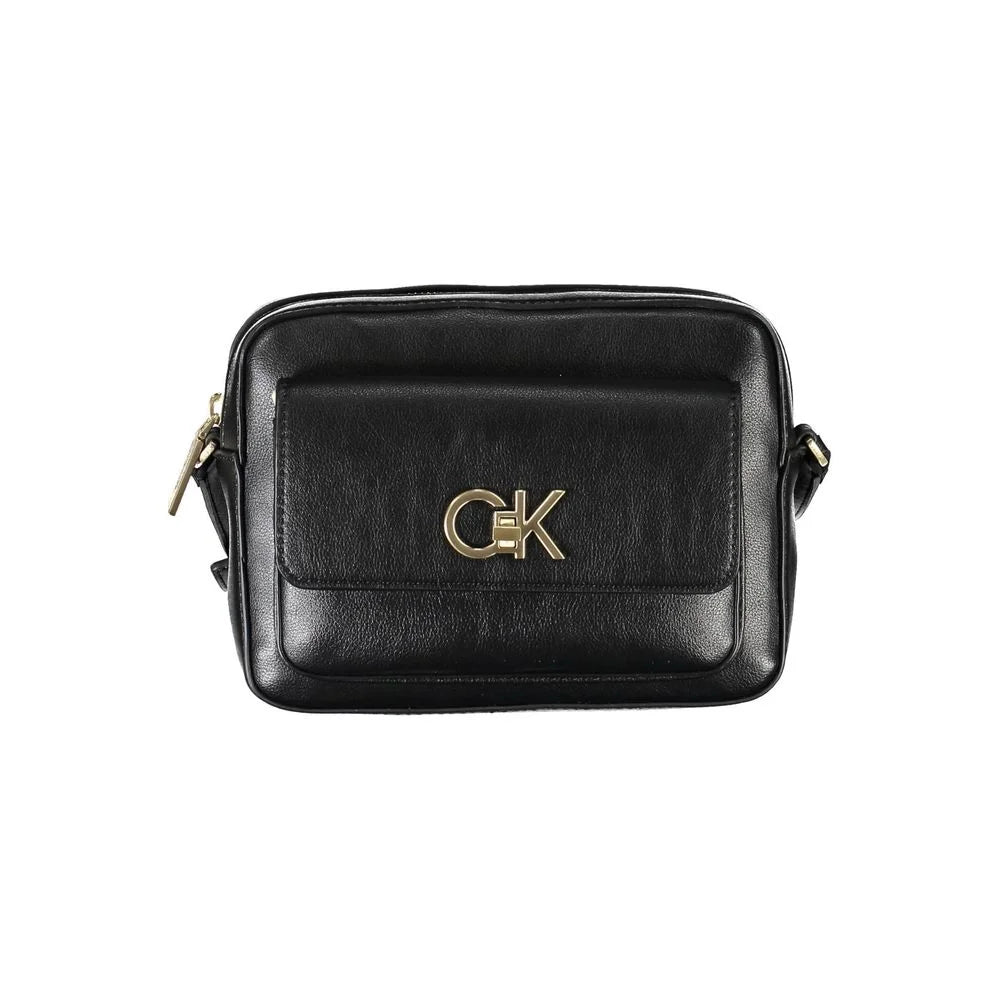 Calvin Klein Black Recycled Polyester Women Handbag - Cross Body Bags