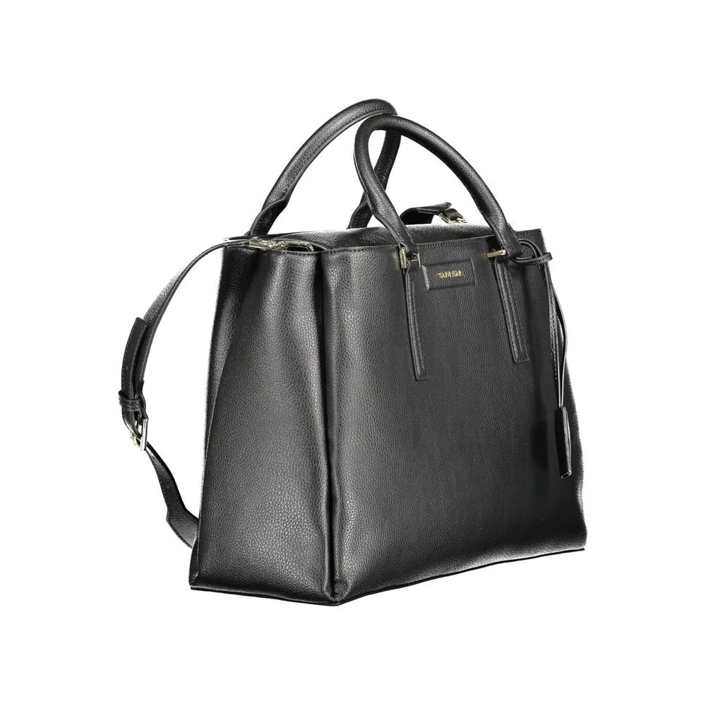 Calvin Klein Black Recycled Polyester Women Handbag - Satchel Bags