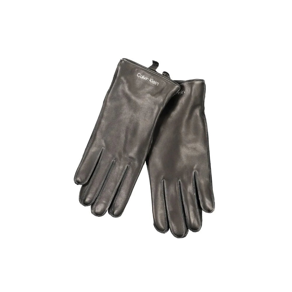 Calvin Klein Black Wool Glove - Gloves & Mittens