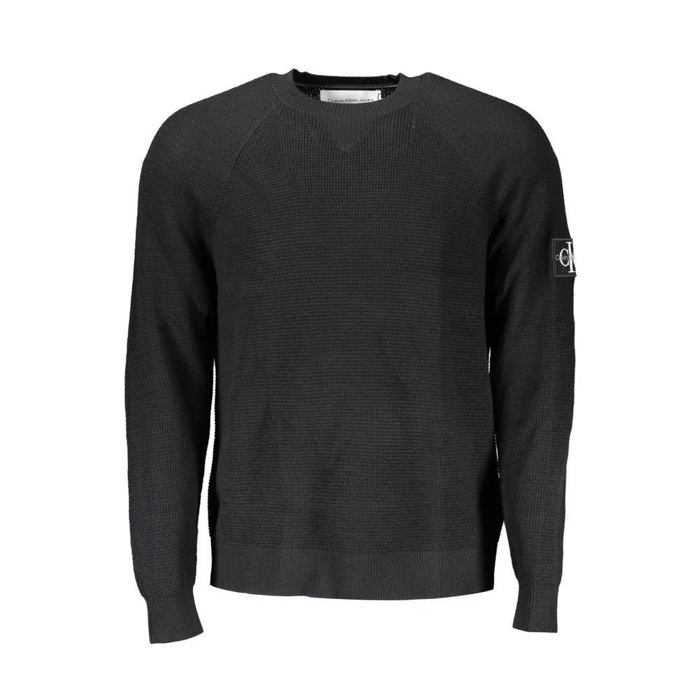 Calvin Klein Black Wool Sweater - Sweaters