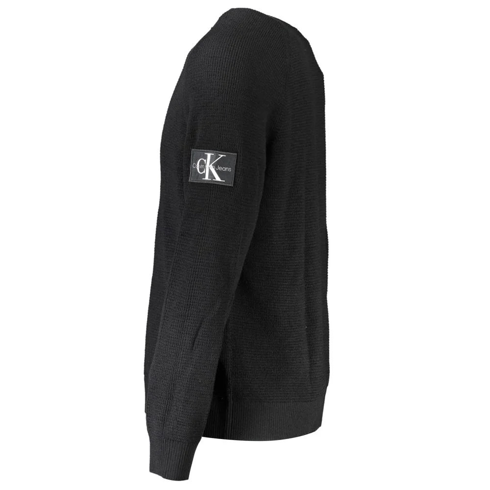 Calvin Klein Black Wool Sweater - Sweaters