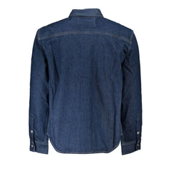 Calvin Klein Blue Cotton Men Jacket
