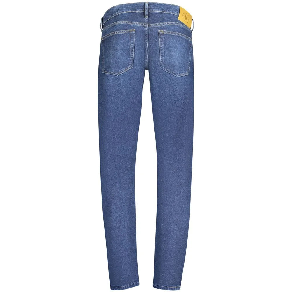 Calvin Klein Blue Cotton Men Jean - Jeans