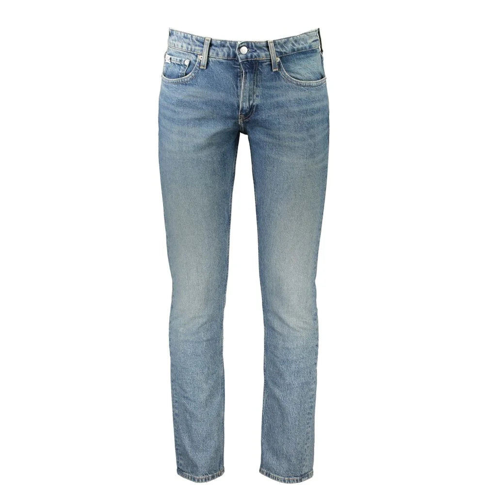 Calvin Klein Blue Cotton Men Jeans - Jeans