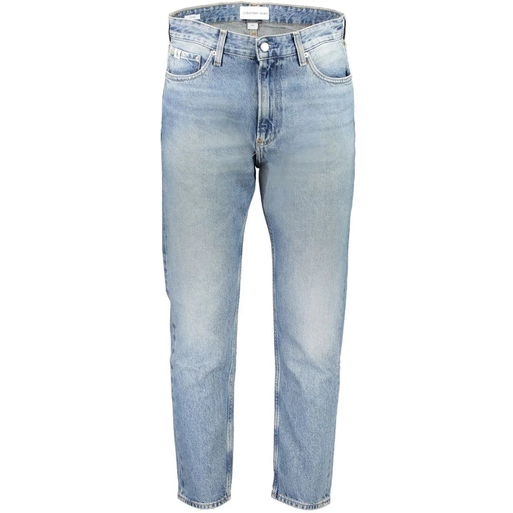 Calvin Klein Blue Cotton Men Jeans - W30 - Jeans