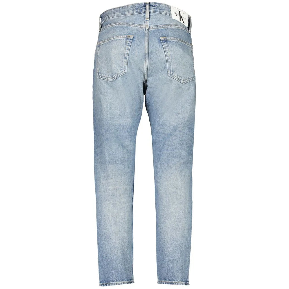 Calvin Klein Blue Cotton Men Jeans - W30 - Jeans