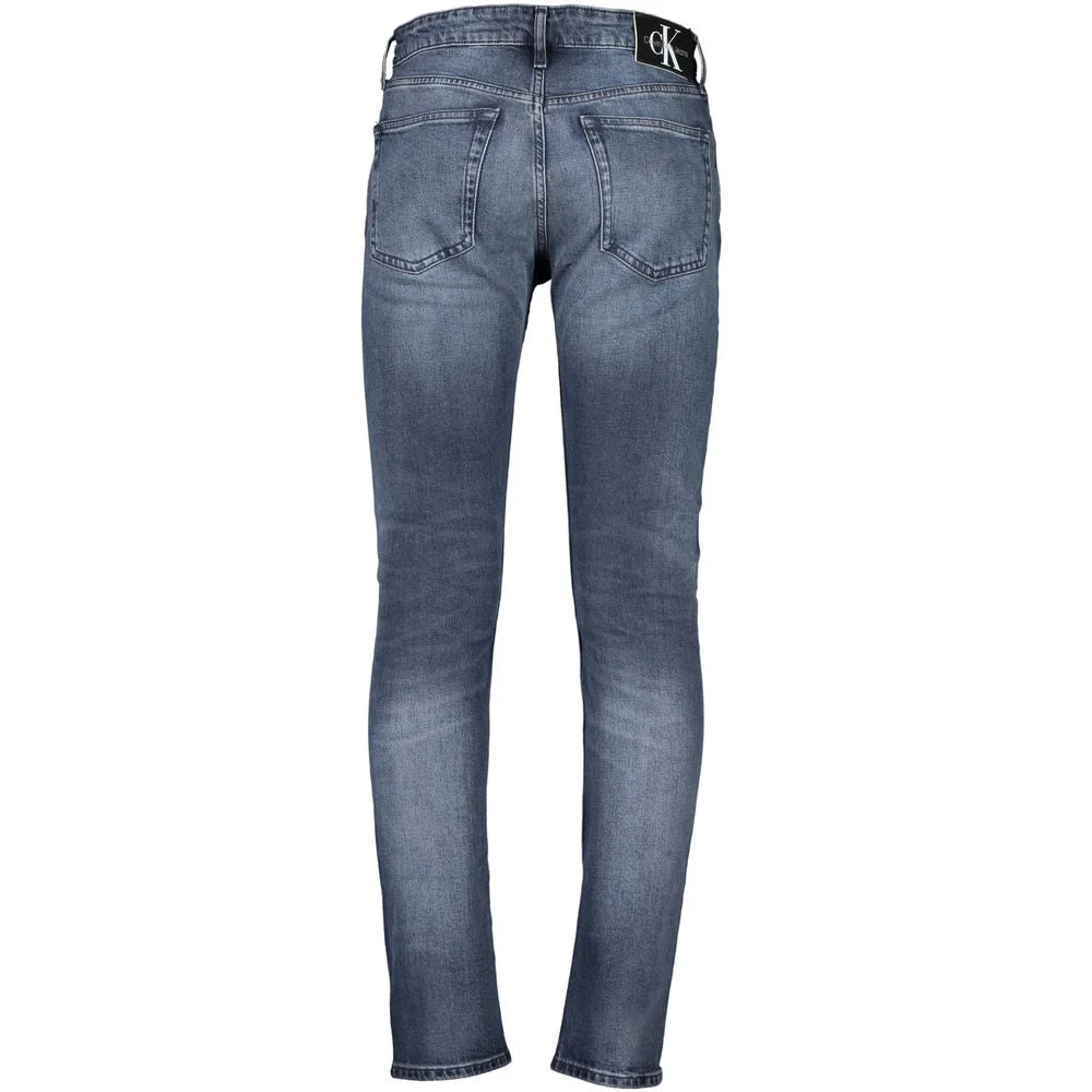 Calvin Klein Blue Cotton Men Jeans - W30 | L32 - Jeans