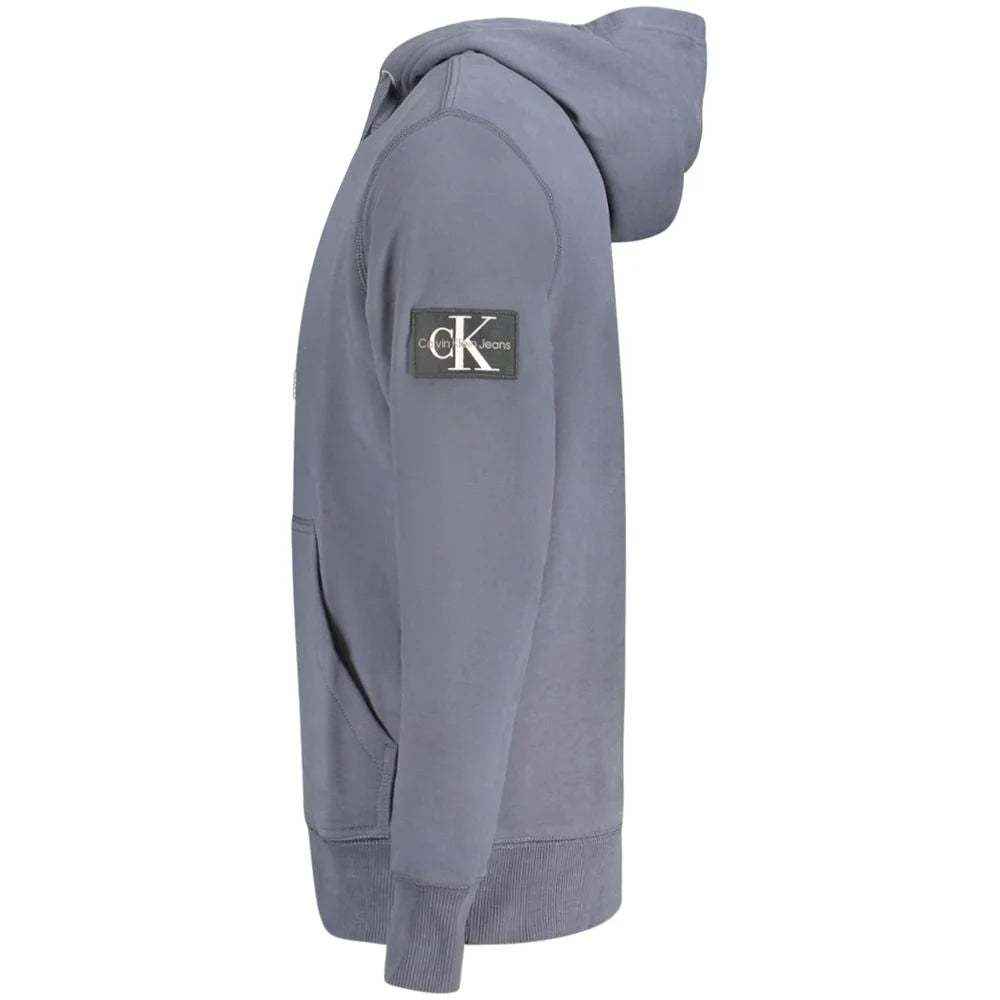 Calvin Klein Blue Cotton Men Sweater - Hoodies
