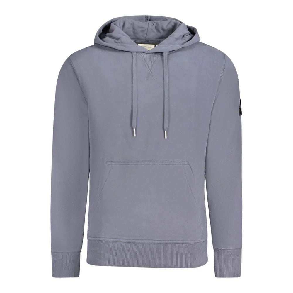 Calvin Klein Blue Cotton Men Sweater - Hoodies
