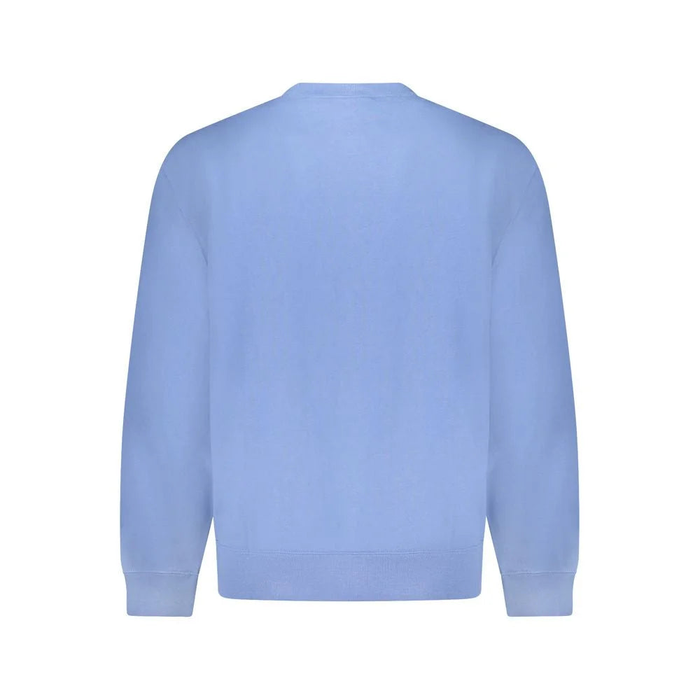 Calvin Klein Blue Cotton Men Sweater - Sweatshirts