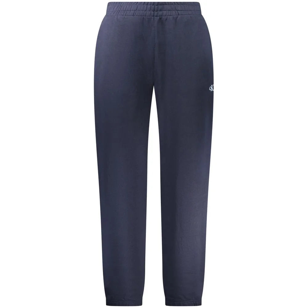Calvin Klein Blue Cotton Pant - Joggers