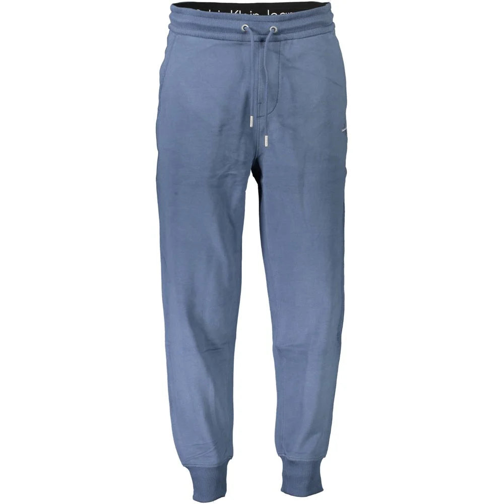 Calvin Klein Blue Cotton Pant - Joggers