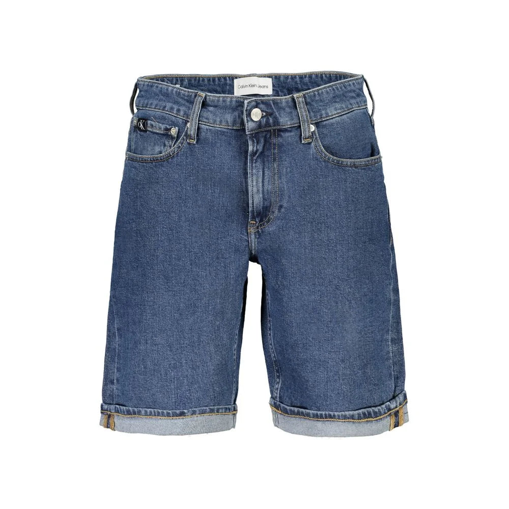 Calvin Klein Blue Cotton Short