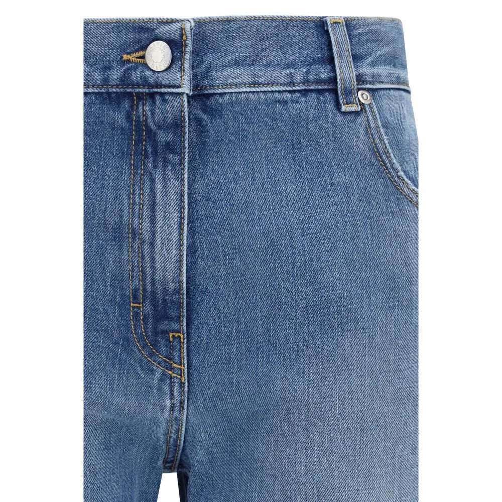 Vaqueros rectos de algodón azul de Calvin Klein