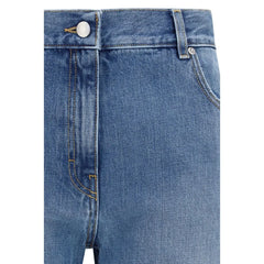 Vaqueros rectos de algodón azul de Calvin Klein