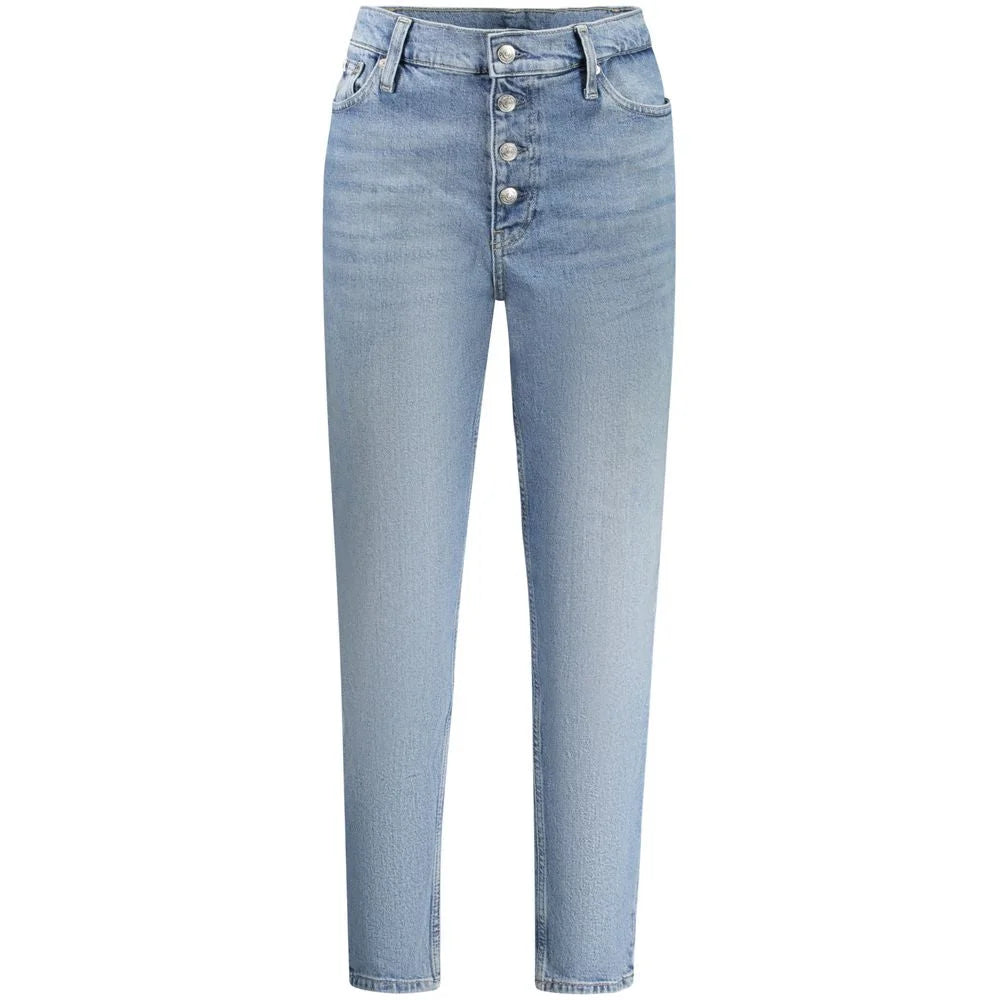 Calvin Klein Blue Cotton Women Jean - Jeans
