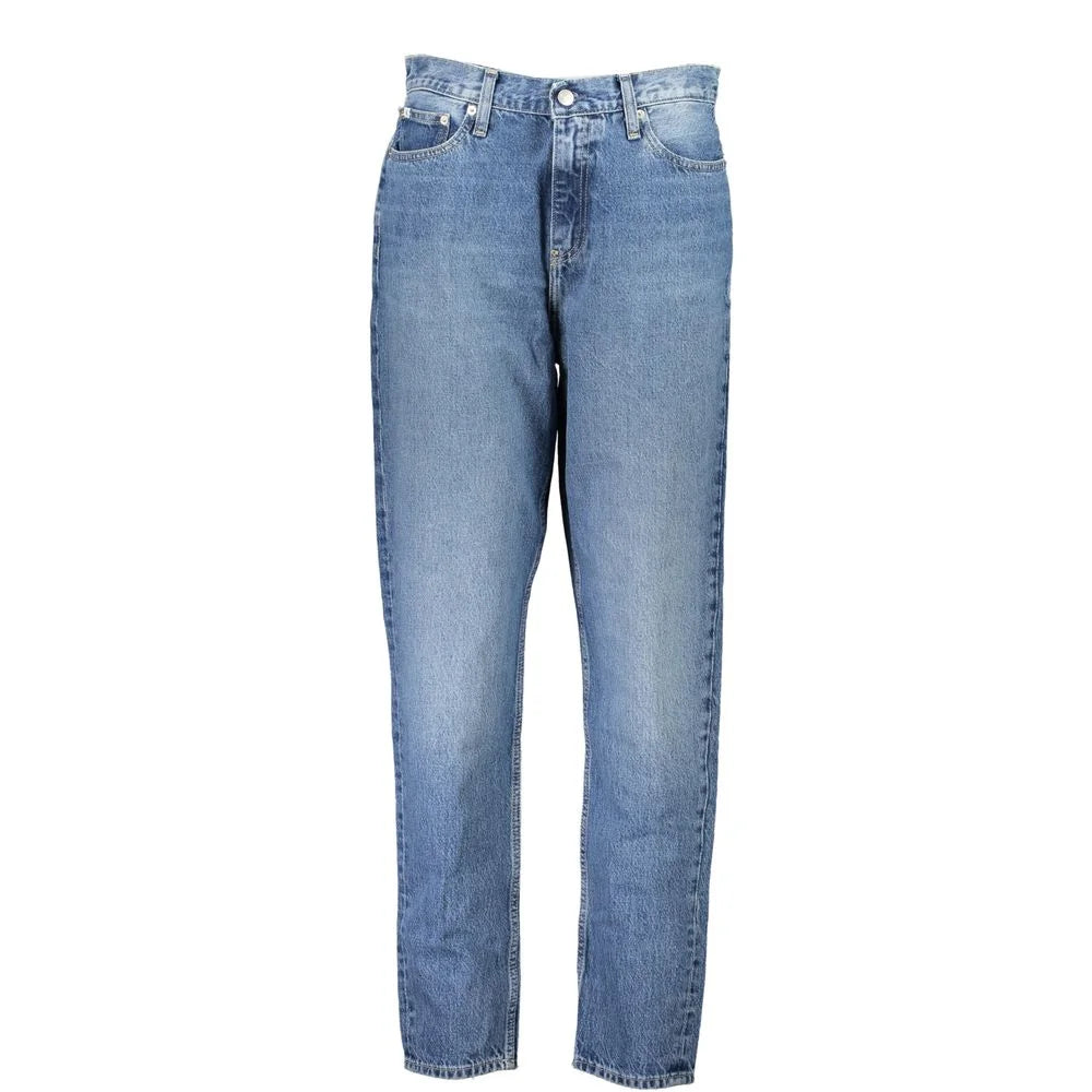 Calvin Klein Blue Cotton Women Jean - Jeans