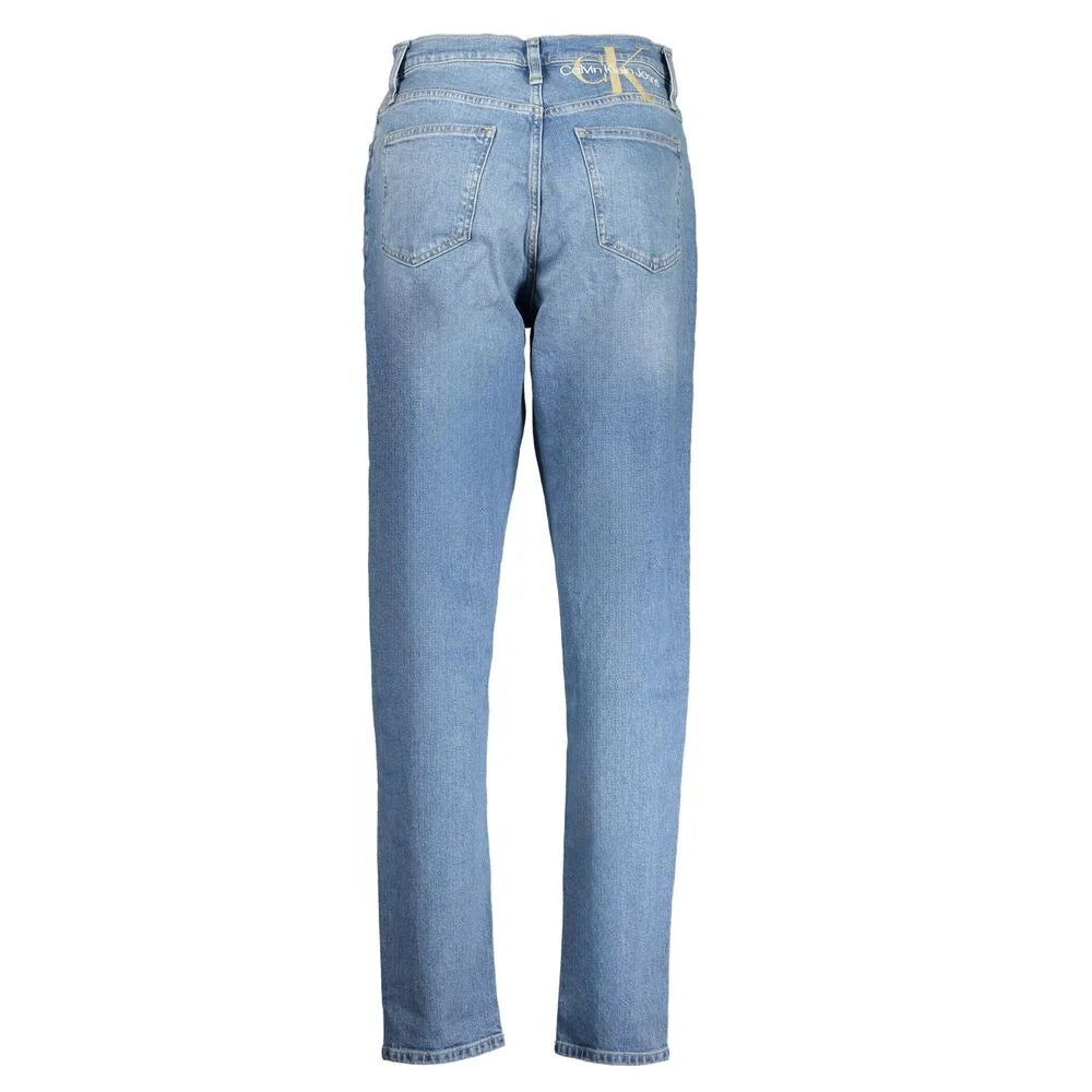 Calvin Klein Blue Cotton Women Jeans - Jeans