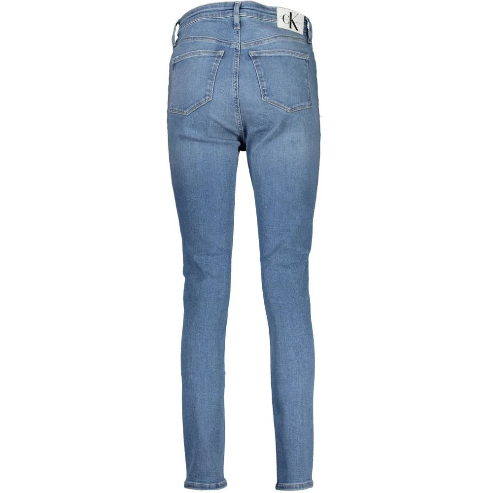 Calvin Klein Blue Cotton Women Jeans - Jeans