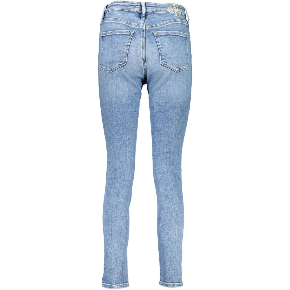 Calvin Klein Blue Cotton Women Jeans - Jeans