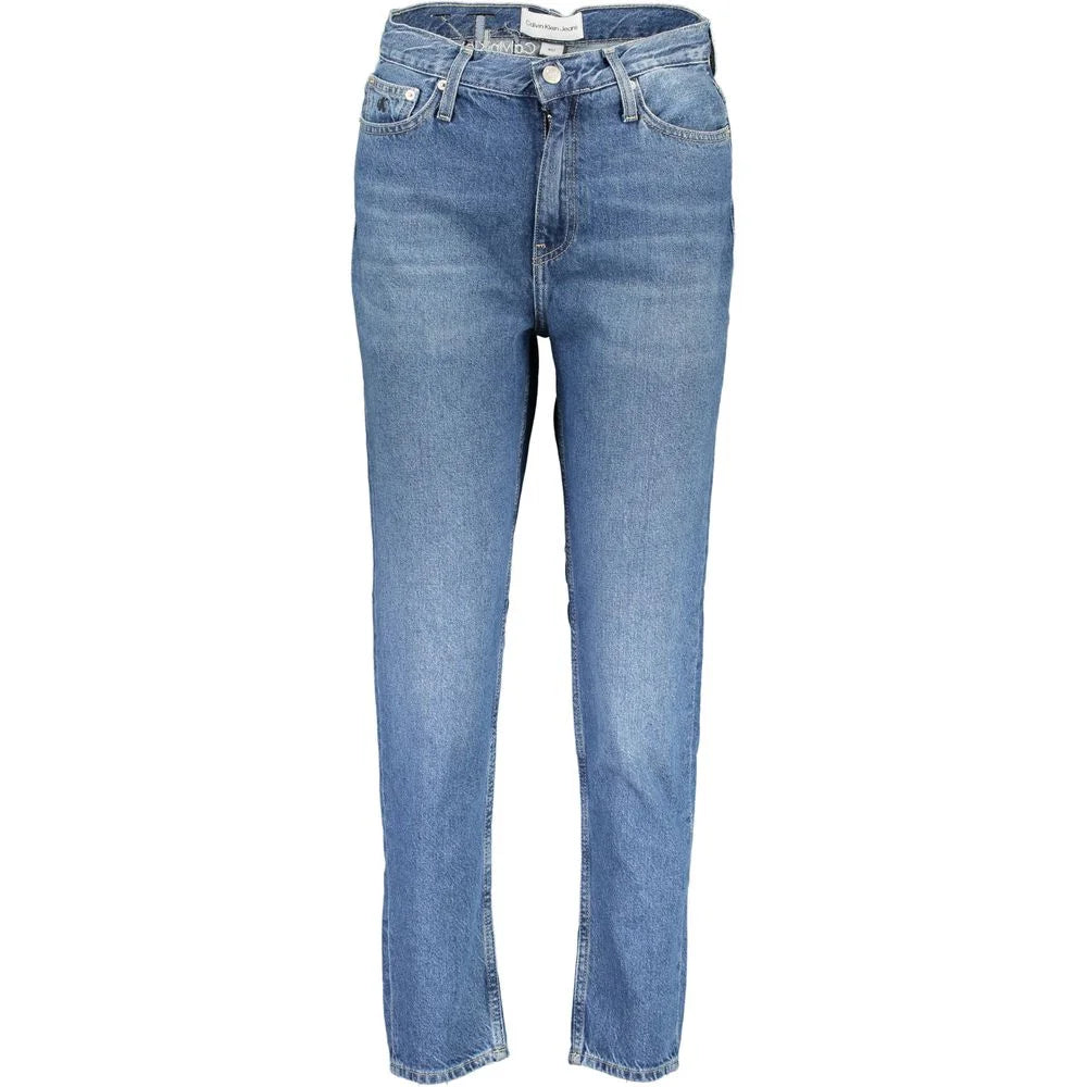 Calvin Klein Blue Cotton Women Jeans - Jeans