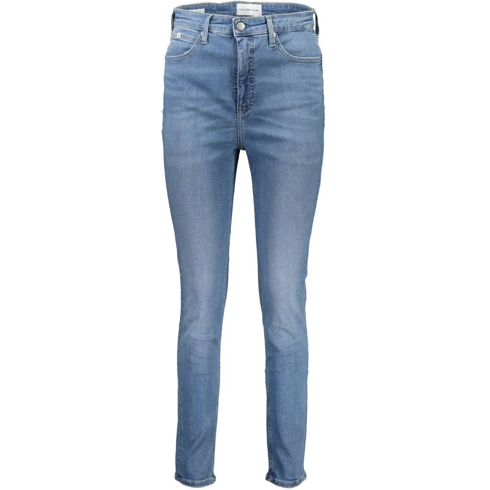 Calvin Klein Blue Cotton Women Jeans - Jeans