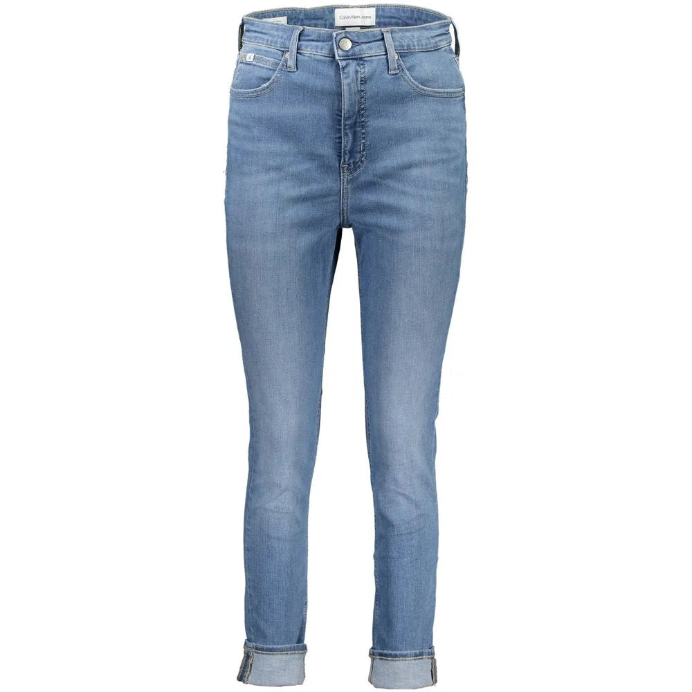 Calvin Klein Blue Cotton Women Jeans - Jeans