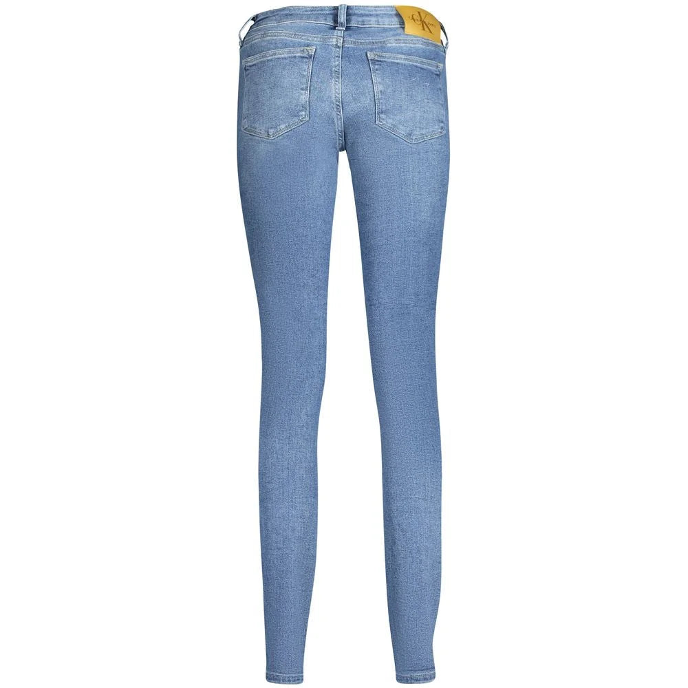 Calvin Klein Blue Cotton Women Jeans - Jeans